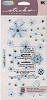 3541 Vellum Stickers Snow