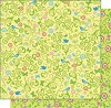 8973 Bella Glitter Double-Sided  Garden.