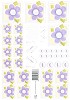 004 Marjoleine paarse bloemetjes.