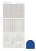 9657 FM - Hobby Dots Sticker 004 Mirror Zilver.