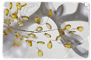 3584 Chandelier Goud/Geel.