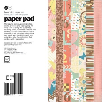 9006 Paper pad Hopscotch 15,2X15,2 / 36 VL [117012/2324].